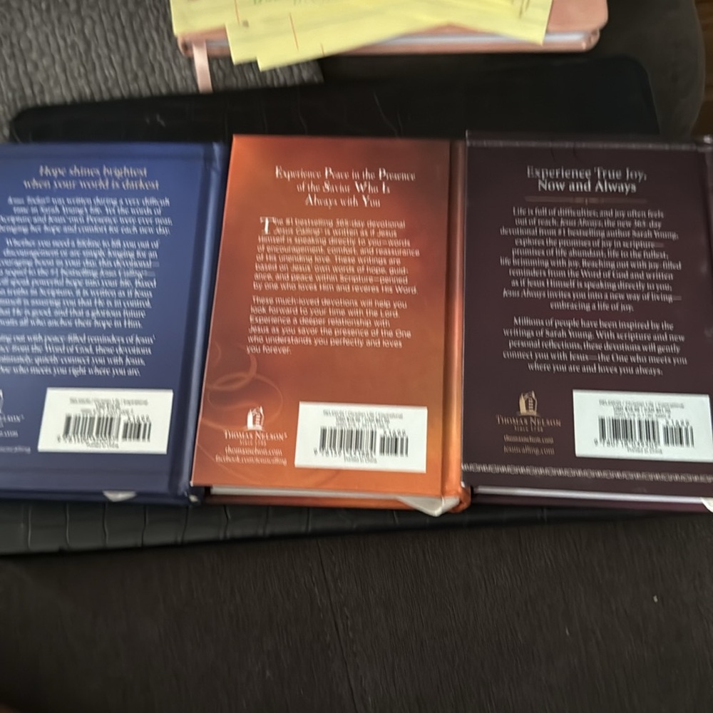 set of 3 Sarah Young devotionals Jesus alway, Jesus today and Jesus calling - Picture 2 of 2